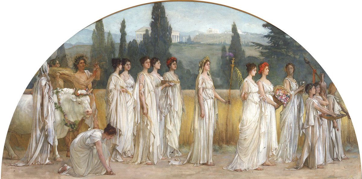 Målningen “Thesmophoria” av Francis Davis Millet